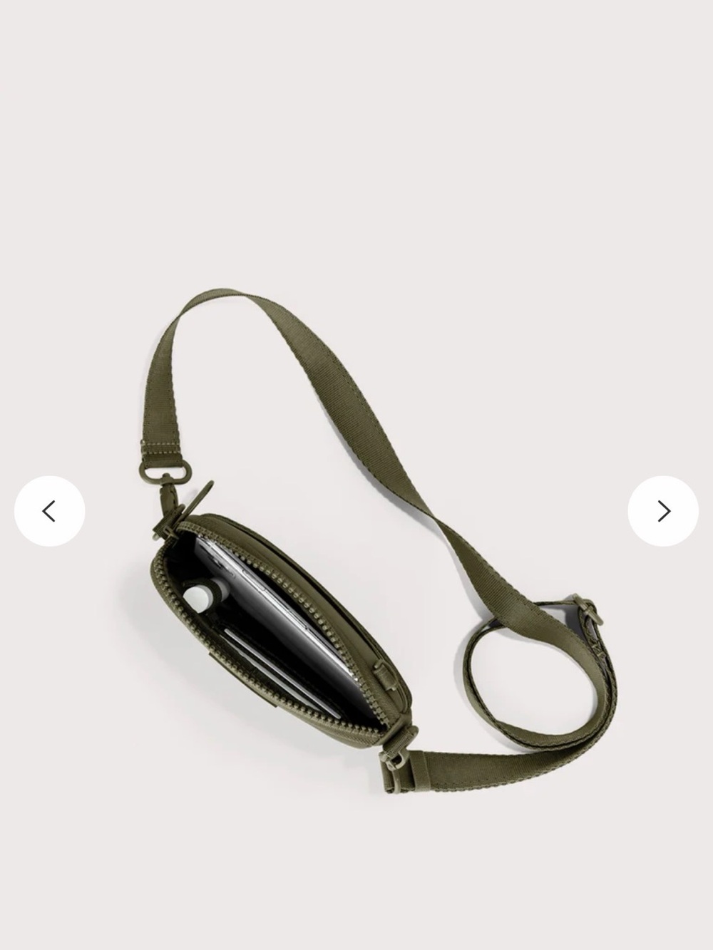 Dagne Dover Olive Green Mini Crossbody - Picture 7 of 11